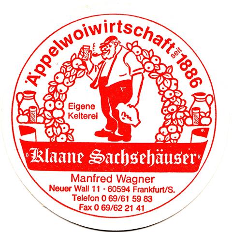 frankfurt f-he klaane sachse rund 1a (rund215-manfred wagner-rot)